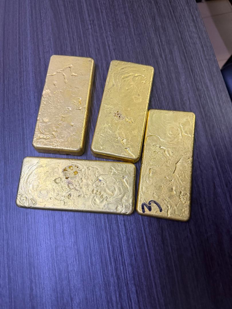 Gold bars ready for trading